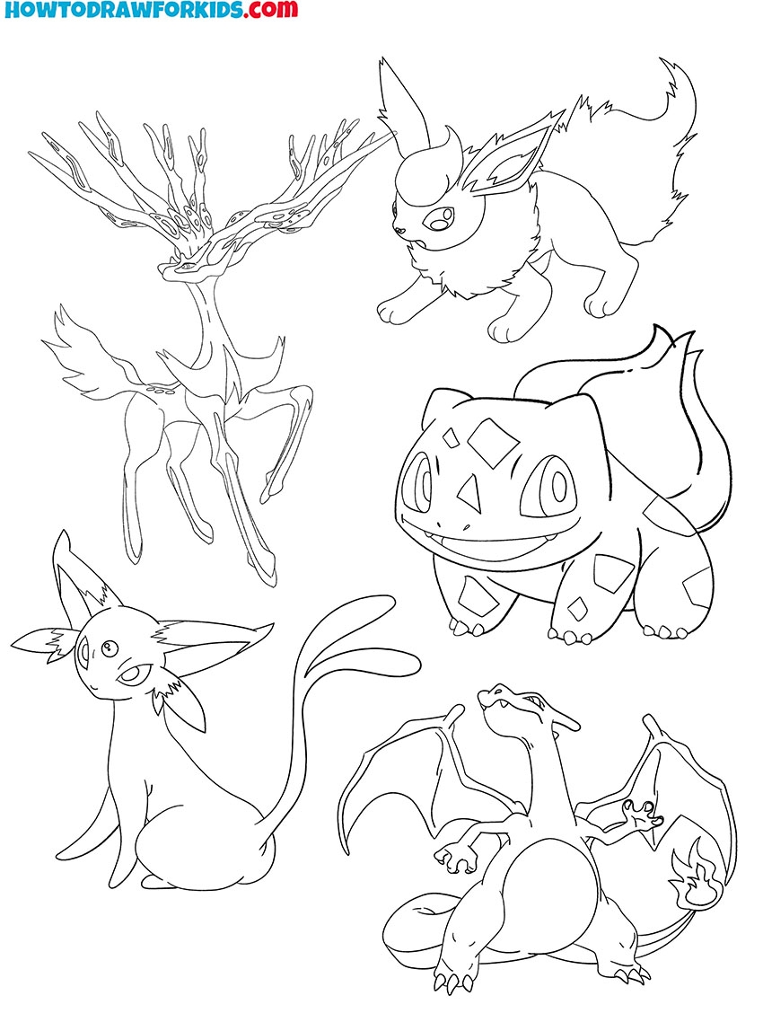Legendary Pokemon Coloring Pages Printable