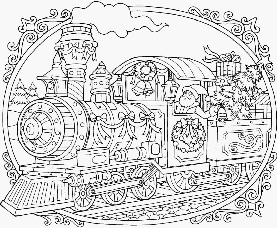 Polar Express Coloring Pages Printable Coloring Pages FREE
