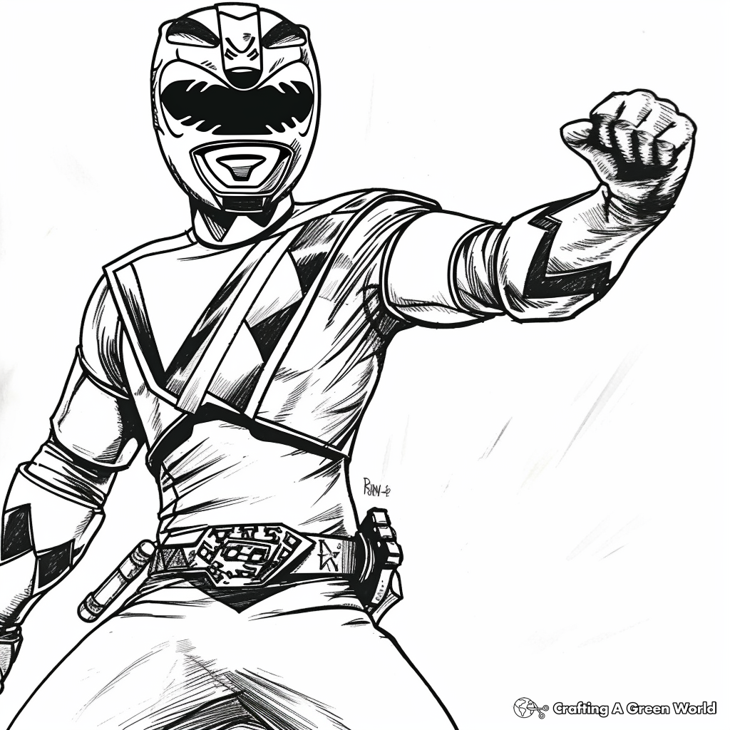 Power Rangers Coloring Pages Free U0026 Printable 