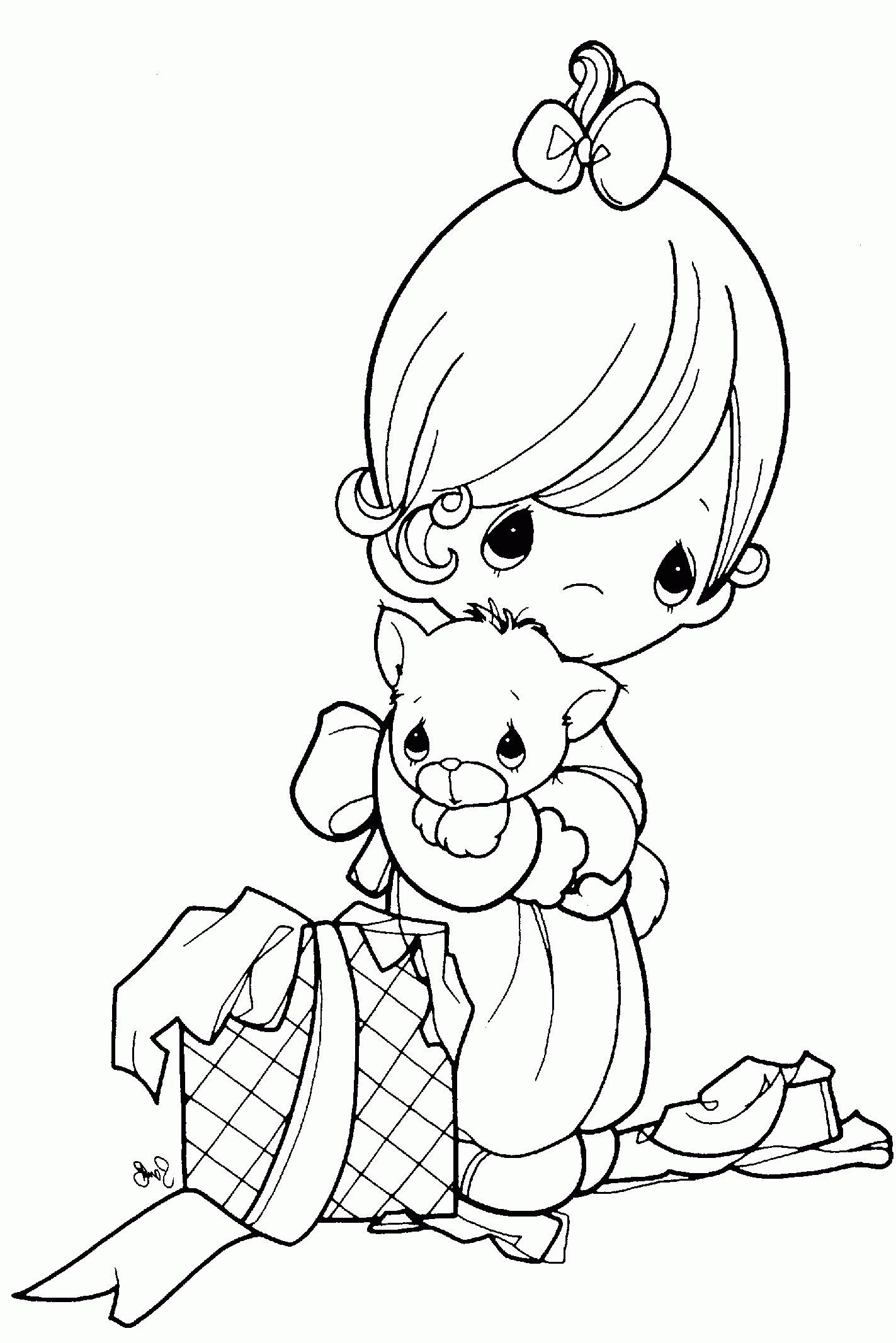 Free Printable Precious Moments Coloring Pages