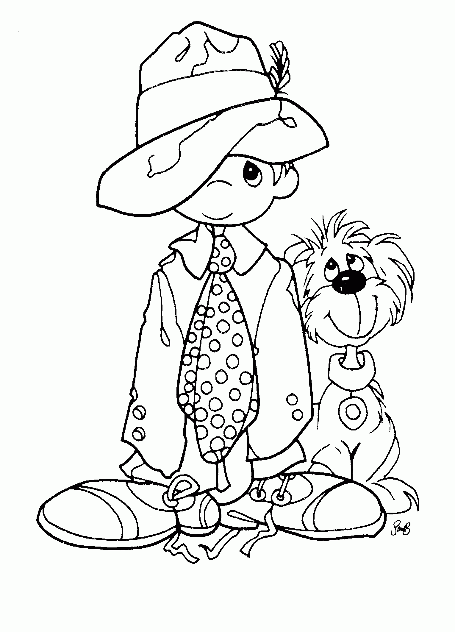 Precious Moments Coloring Pages