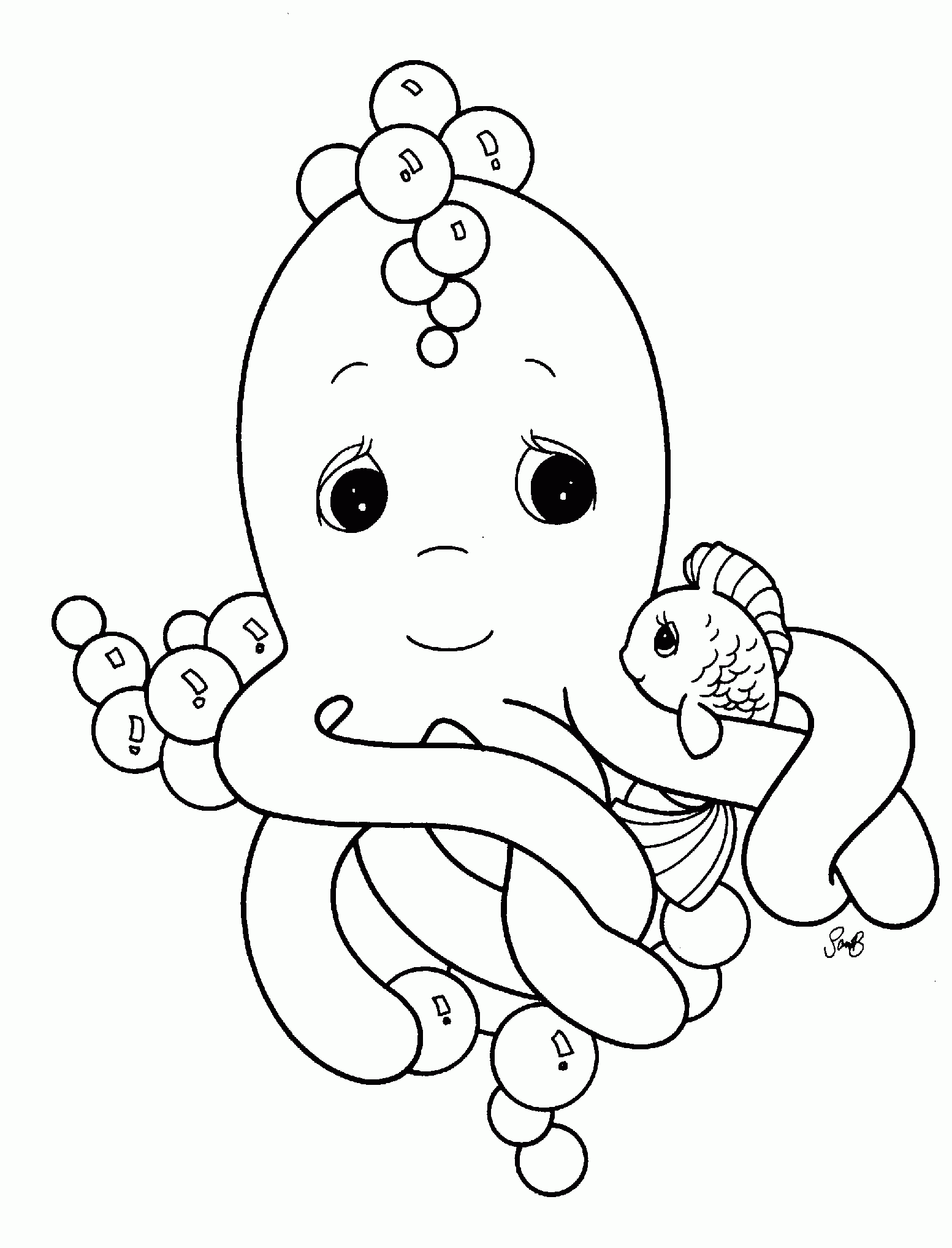 Precious Moments Coloring Pages