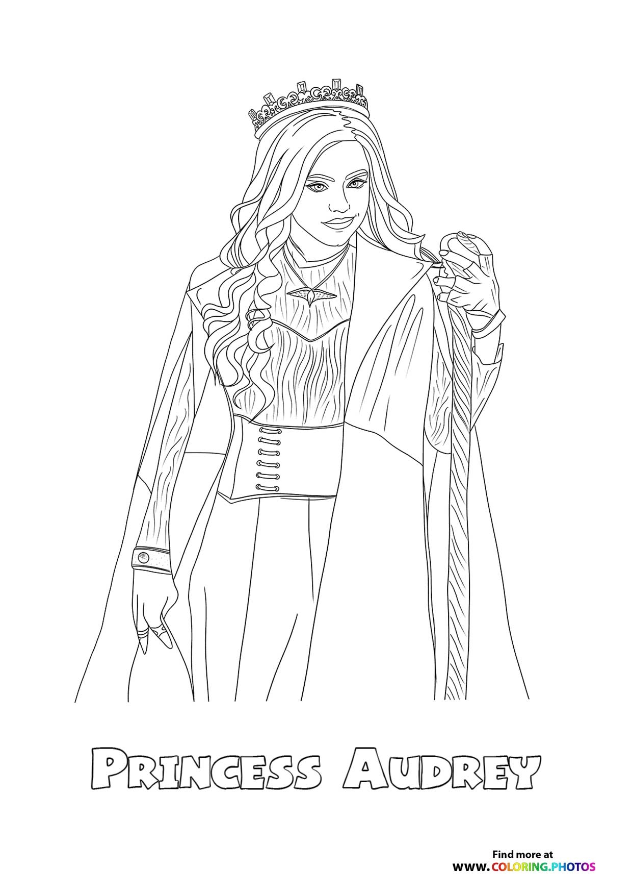 Descendants Rise Of Red Coloring Pages Printable