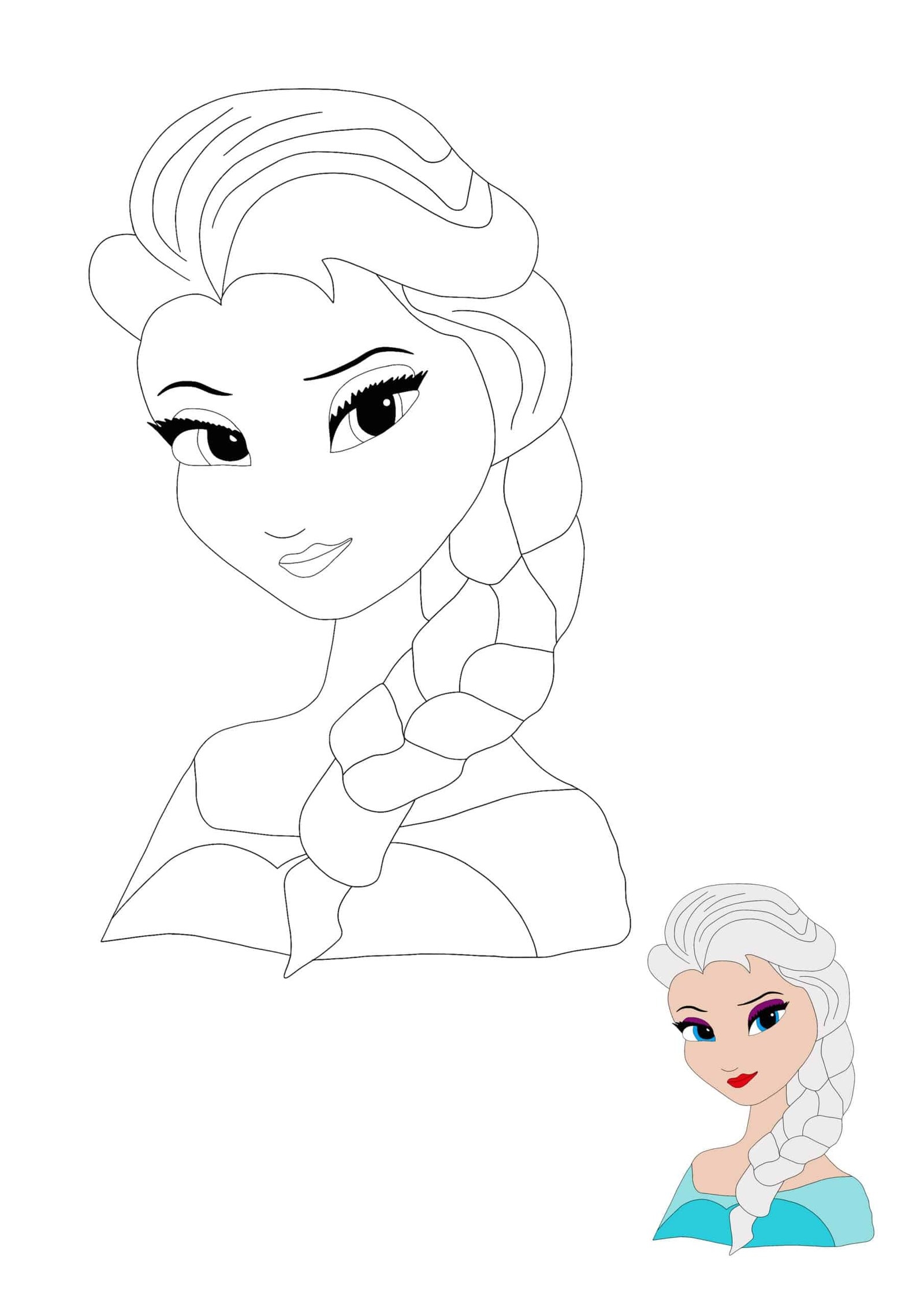 Princess Elsa Coloring Pages 2 Free Coloring Sheets 2021 