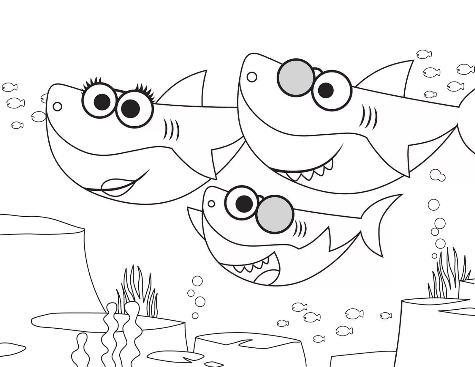 Print Baby Shark Coloring Page Download Print Or Color Online For Free