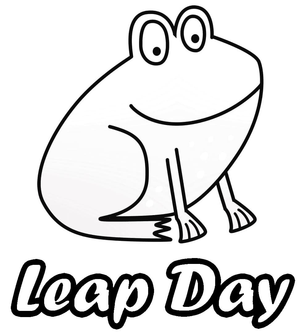 Print Leap Day Coloring Page Download Print Or Color Online For 