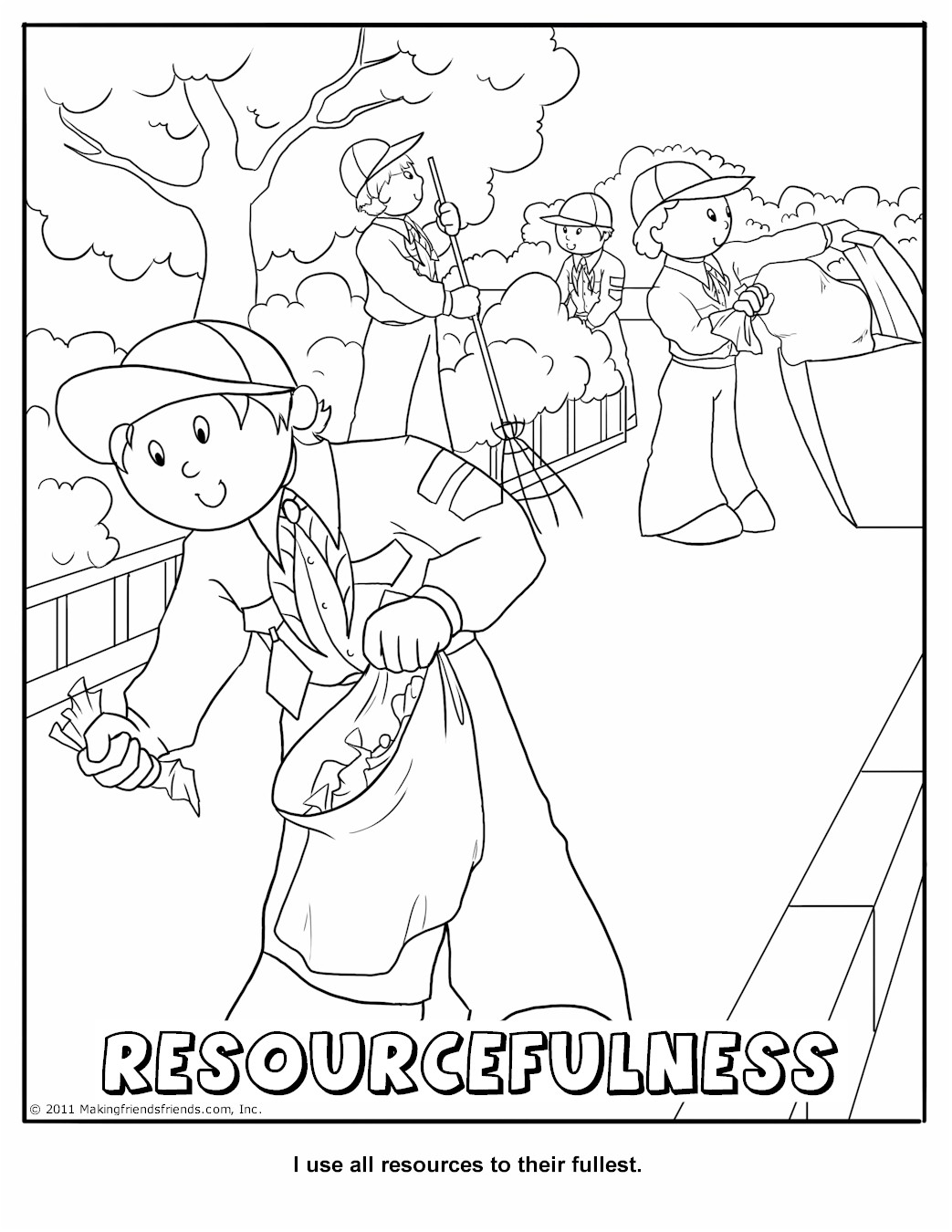 Printable Coloring Activity Pages Cub Scout Pack 16
