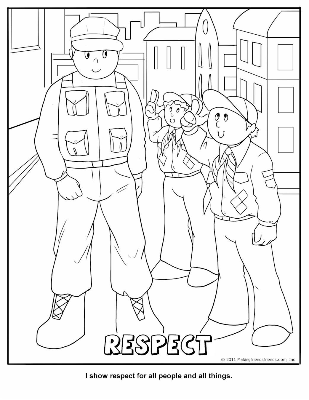 Printable Coloring Activity Pages Cub Scout Pack 16