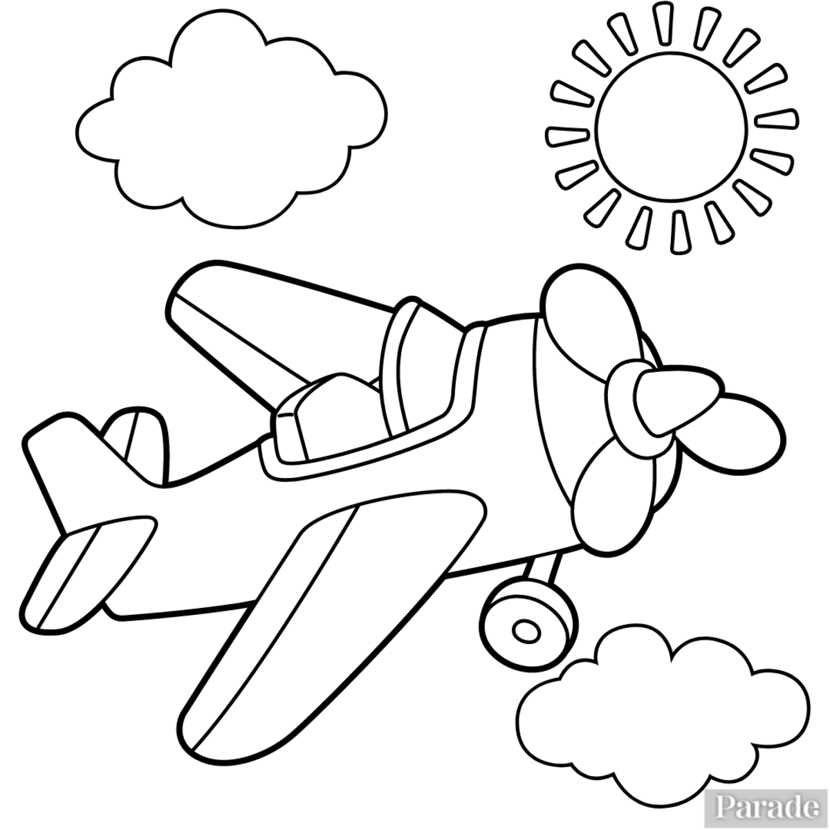 Toddler Printable Coloring Pages