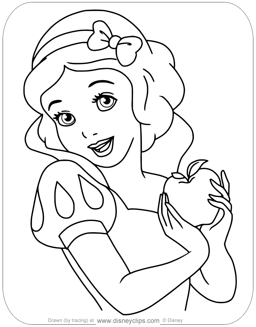 Free Princess Coloring Pages Pdf
