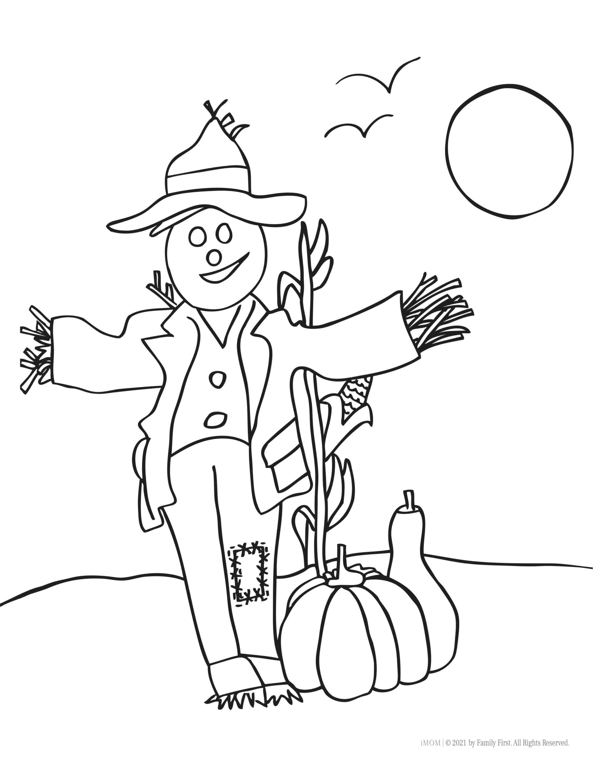 Printable Free Fall Coloring Pages