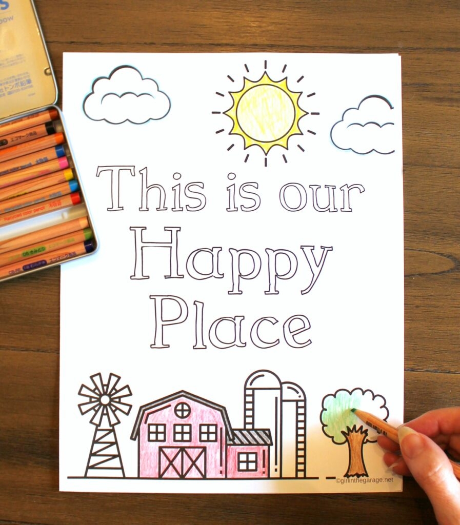 Printable Up House Coloring Page