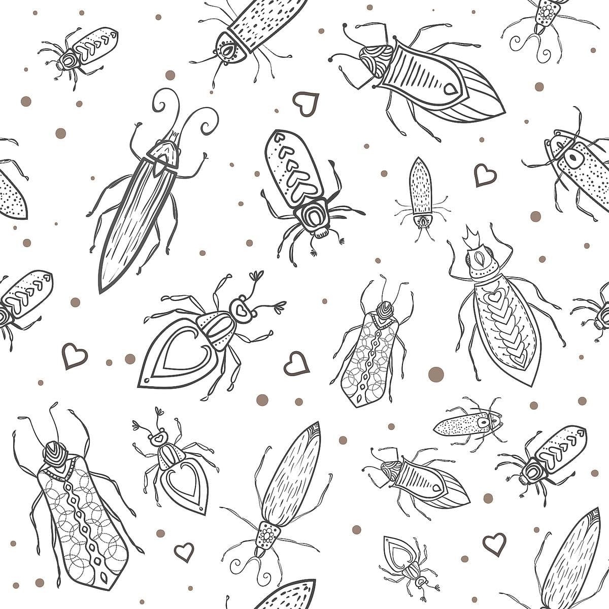 Insect Coloring Pages Free