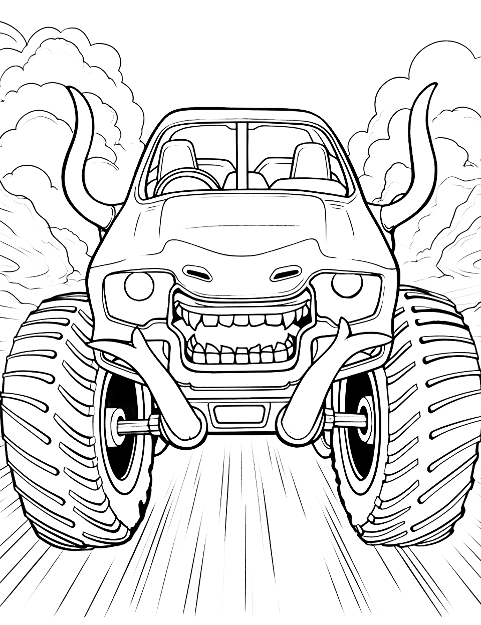 Printable Monster Trucks Printable Party Favors