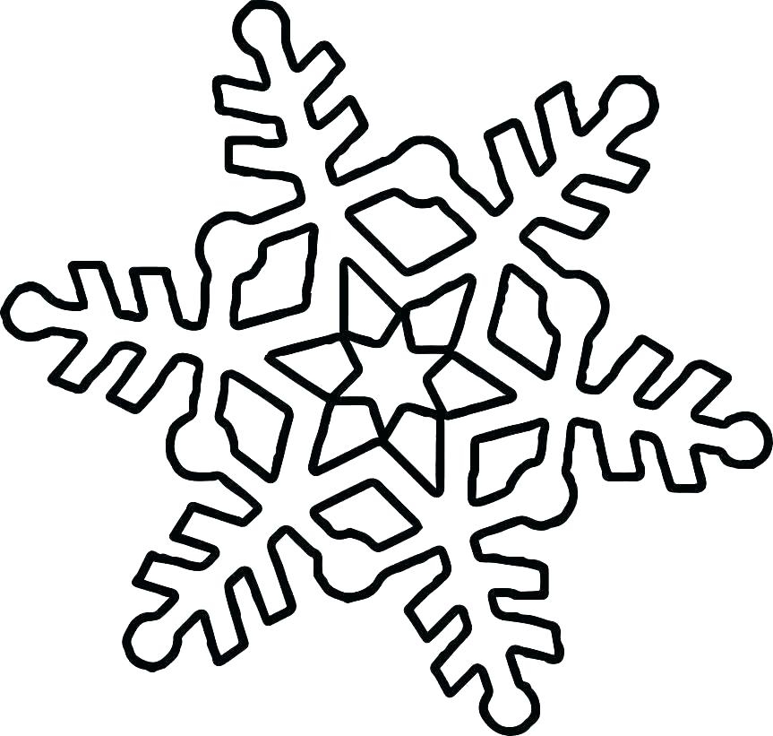 Printable Pictures Of Snowflakes Printable Party Favors