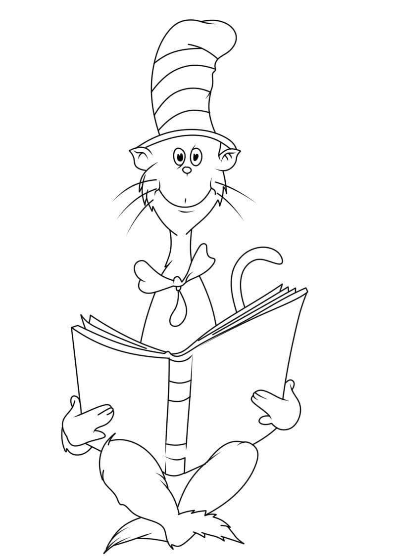 Printable Read Across America Day Coloring Page Download Print 