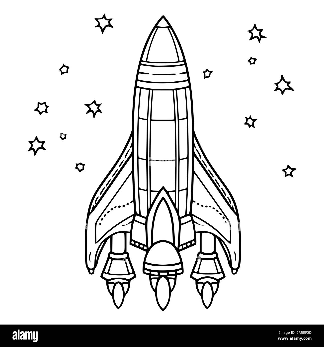 Printable Rocket Coloring Pages Hi res Stock Photography And Images Alamy