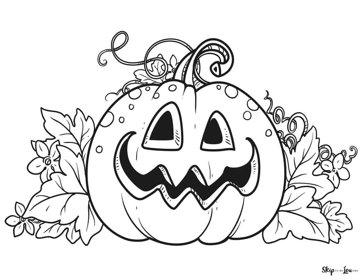 Free Printable Coloring Pages Of Pumpkins