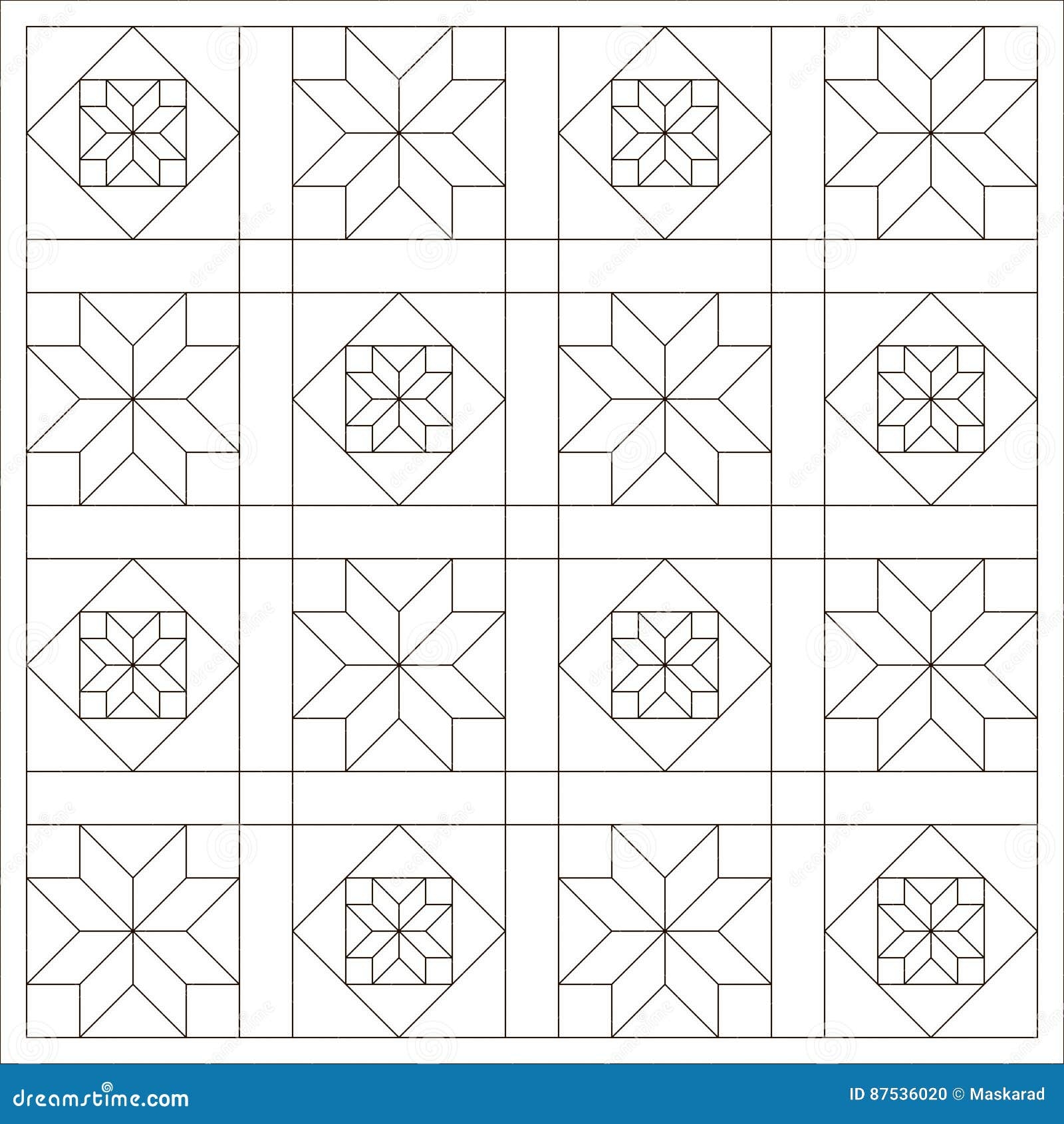 Quilt Coloring Page Stock Illustrations 33 Quilt Coloring Page Stock Illustrations Vectors Clipart Dreamstime