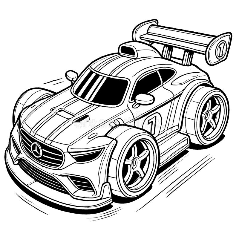 Race Coloring Page Stock Illustrations 1 407 Race Coloring Page 