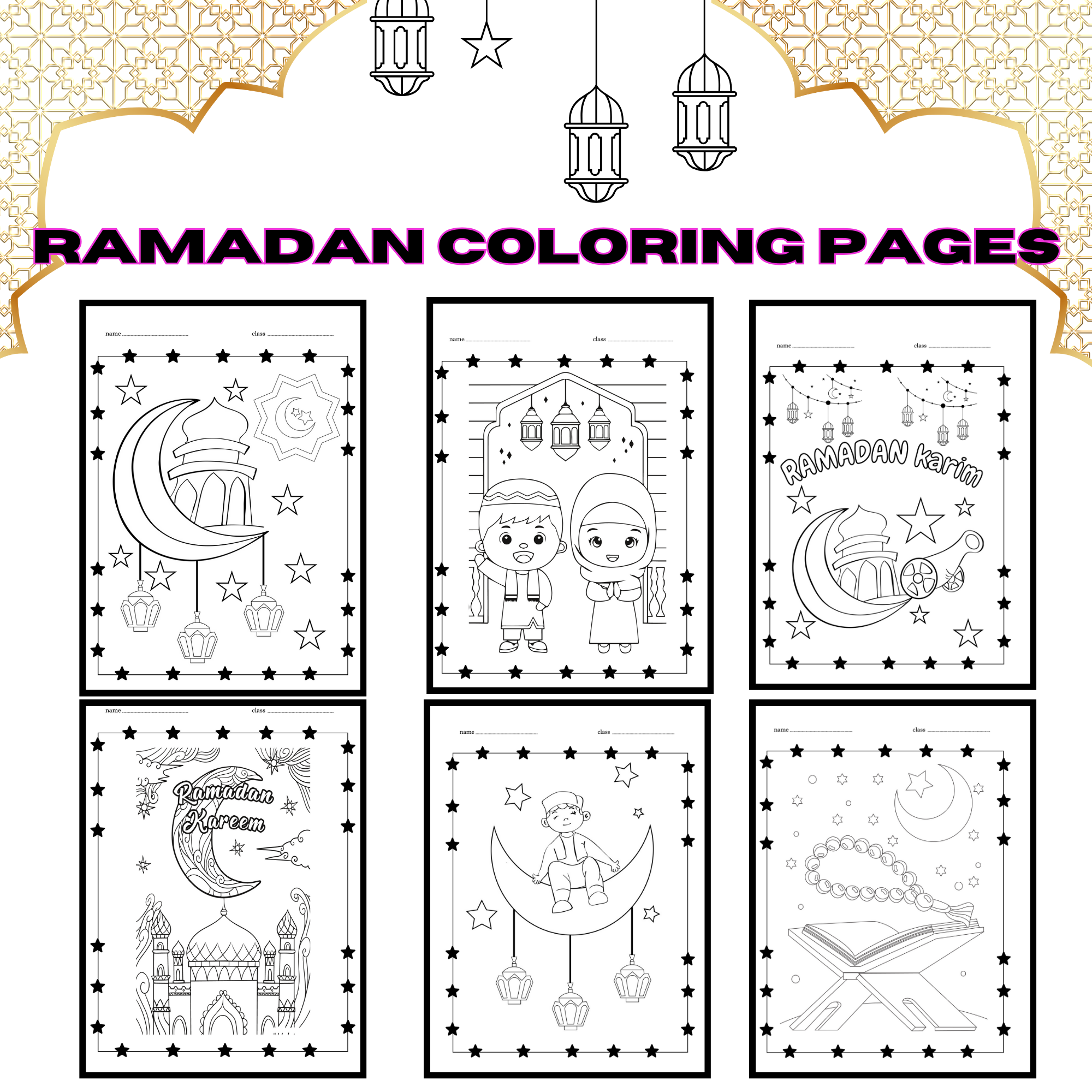Ramadan Coloring Pages Made By Teachers