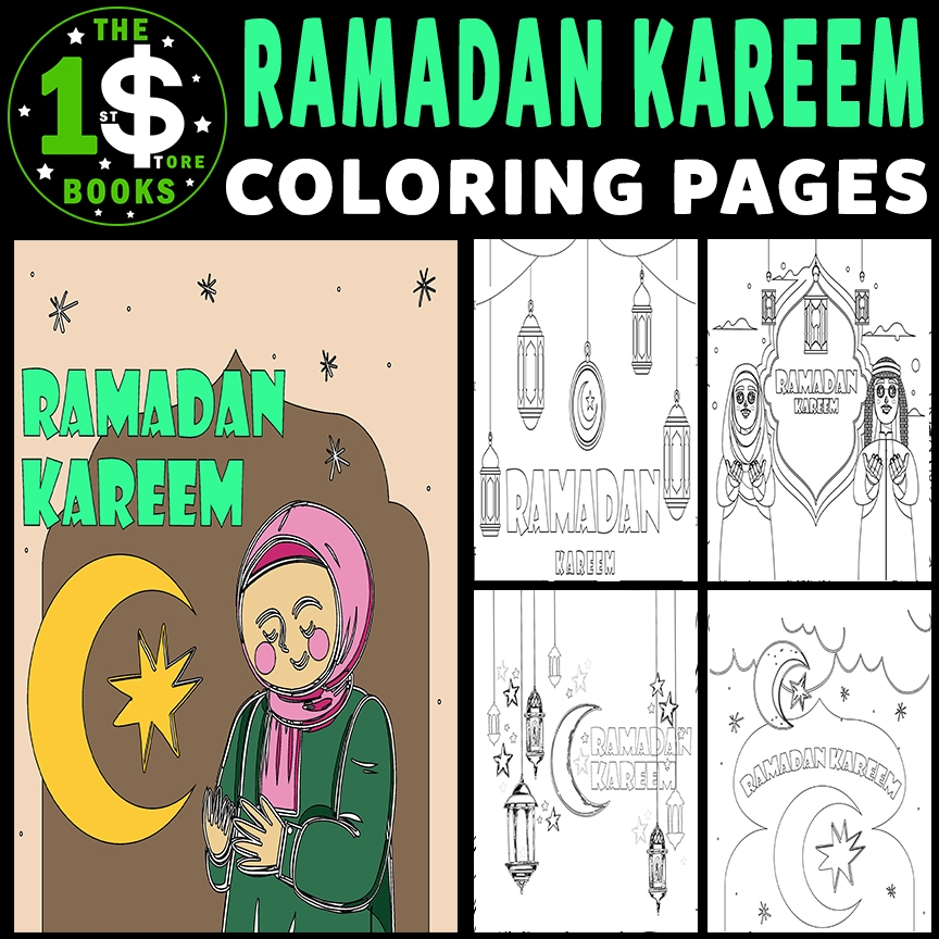 Ramadan Kareem Coloring Pages Islamic Month March Holiday Coloring Sheets Made By Teachers