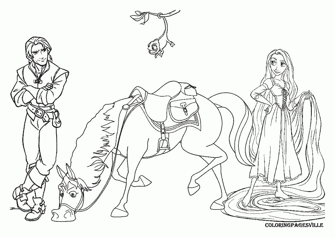 Tangled Free Coloring Pages