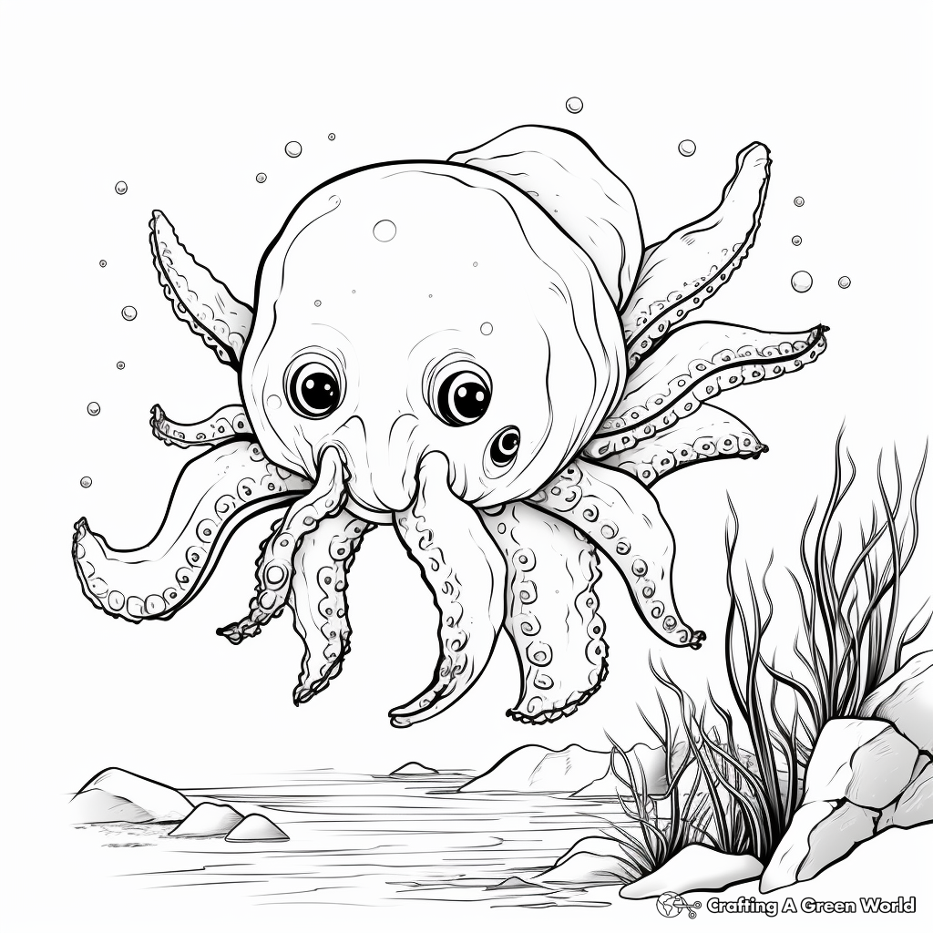 Sea Creatures Coloring Pages Printables
