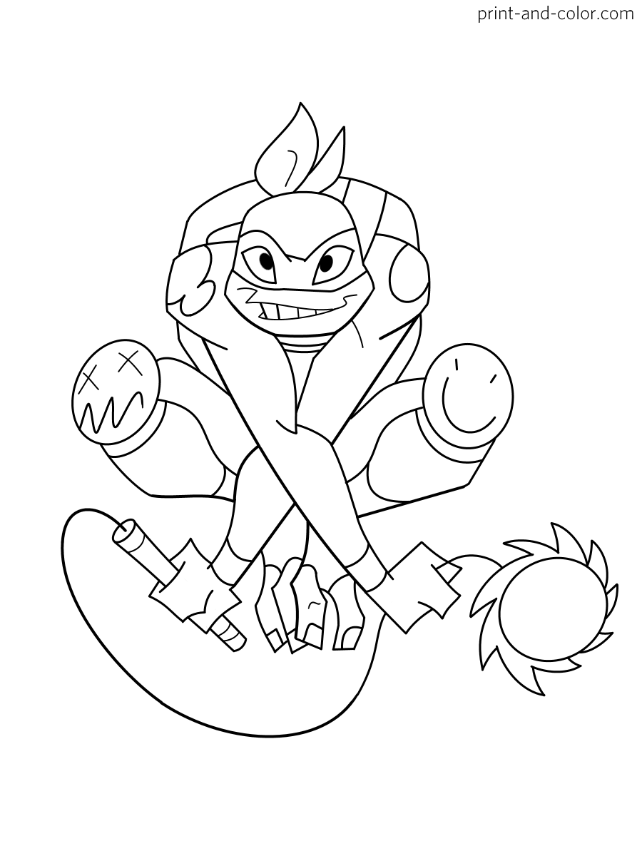 Rise Of Teenage Mutant Ninja Turtles Coloring Pages Print And Color