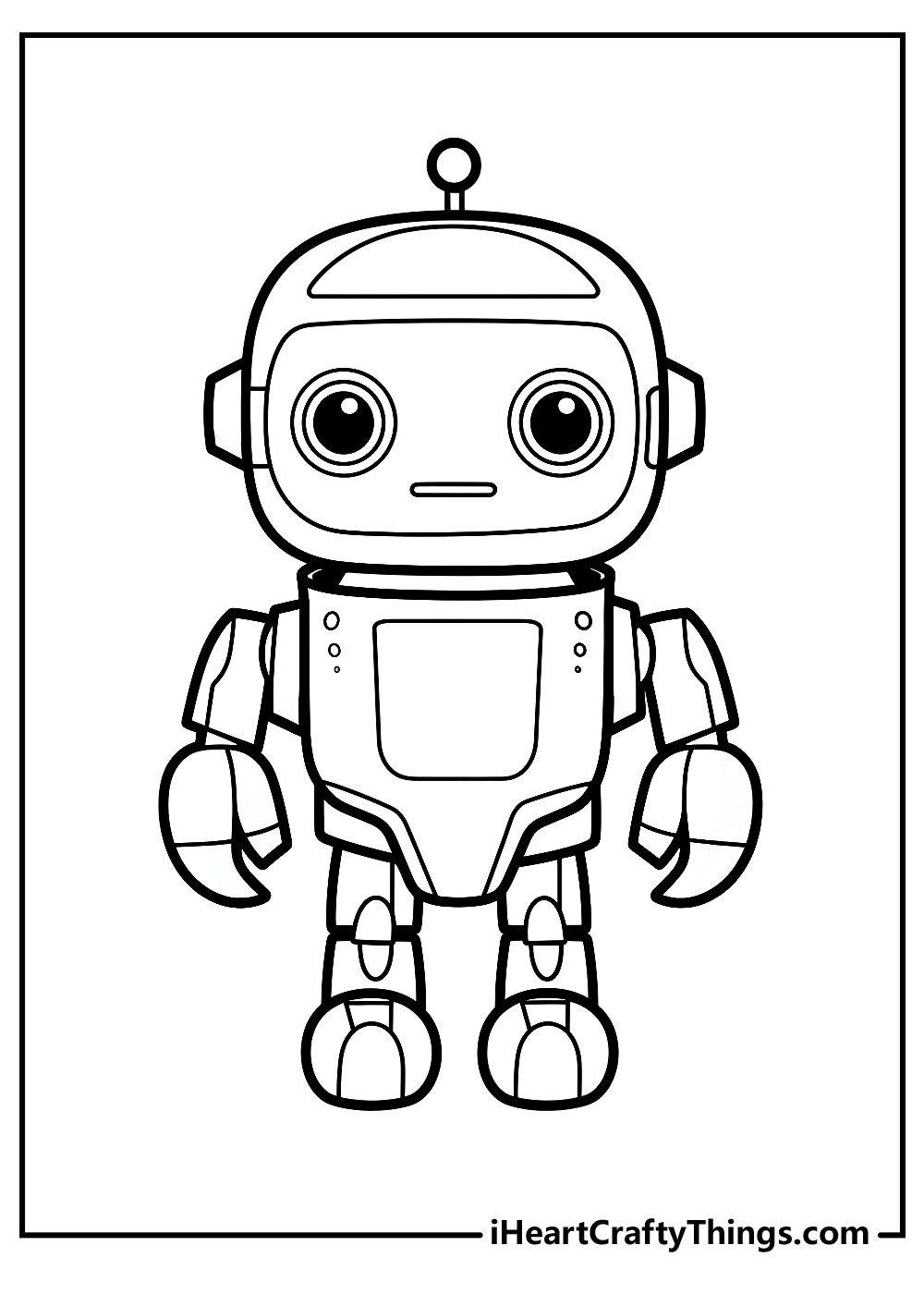 Robot Coloring Pages 25 Free Printable PDFs To Download