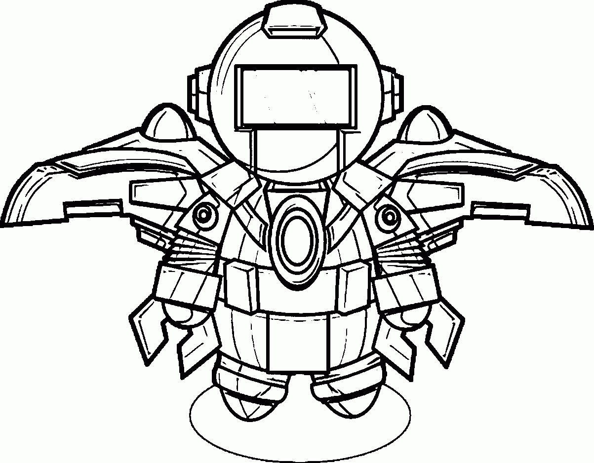 Free Printable Coloring Pages Robots