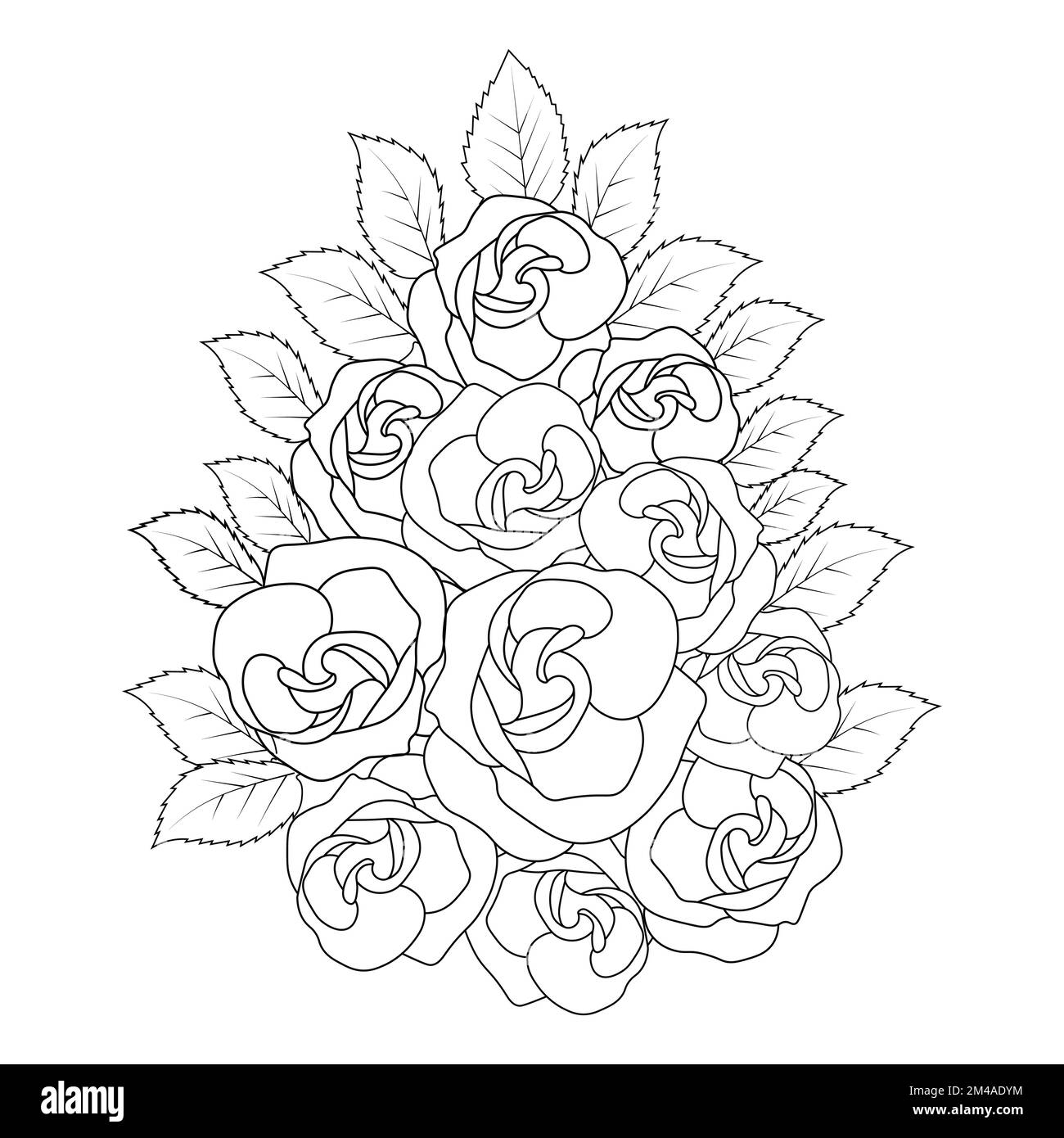 Rose Printable Coloring Pages