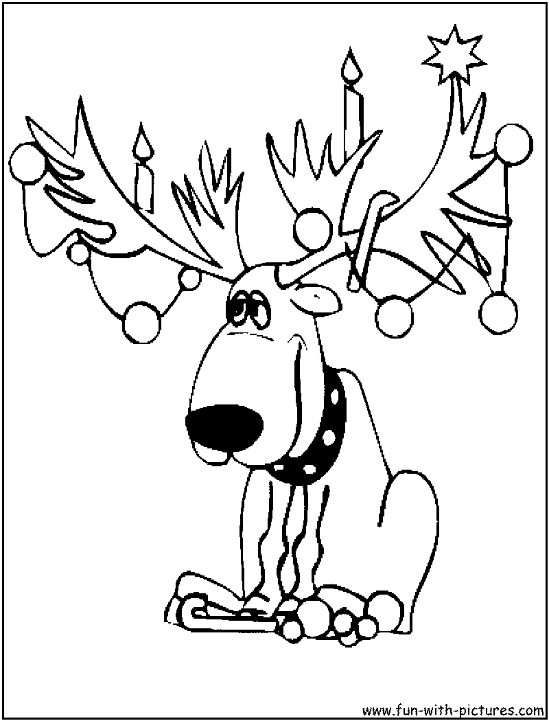 Free Rudolph Coloring Pages