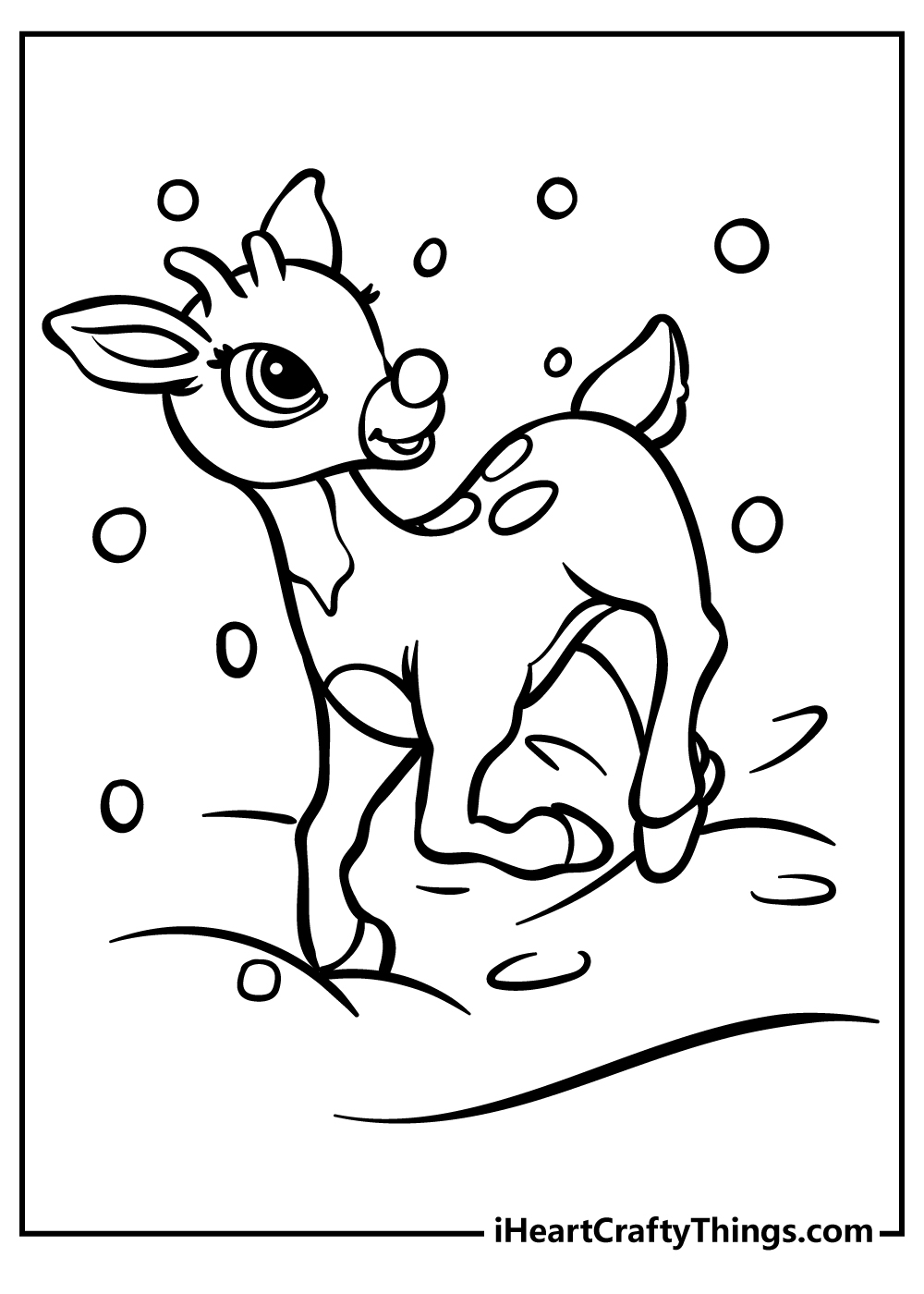 Rudolph Coloring Pages 100 Free Printables 