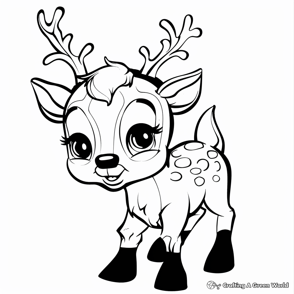 Rudolph Coloring Pages Free U0026 Printable 