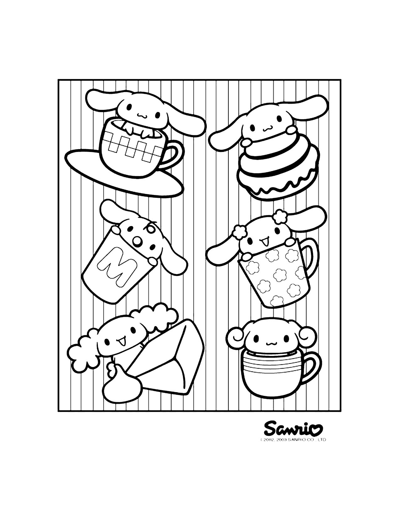 Sanrio Coloring Pages Free
