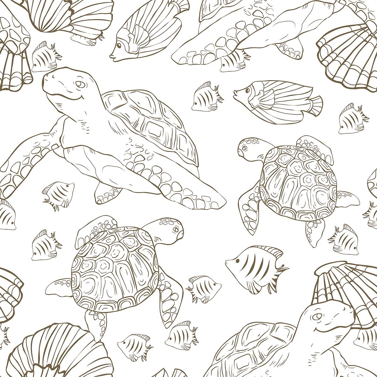 Sea Creatures Coloring Pages Fish Dolphins Sharks Other Marine Life Themed Coloring Pages For Kids Printables 30Seconds Mom