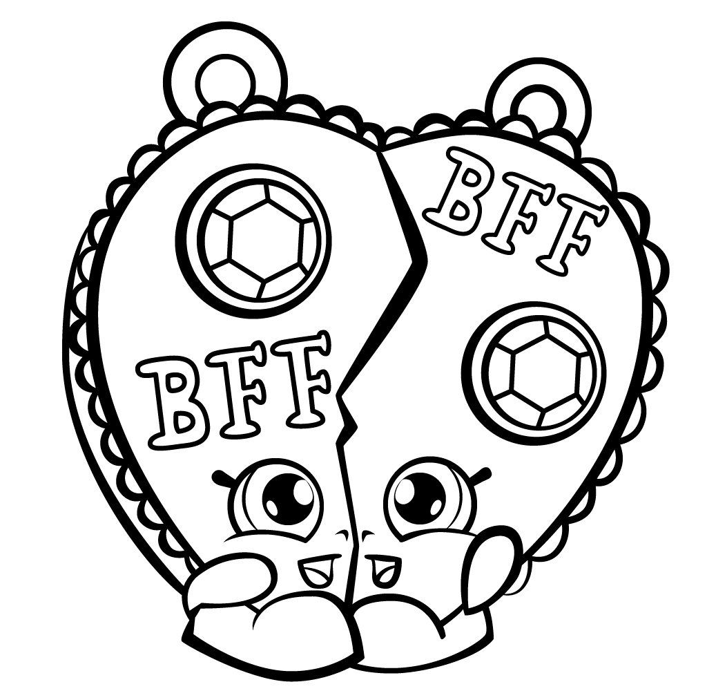 Free Shopkins Printable Coloring Pages