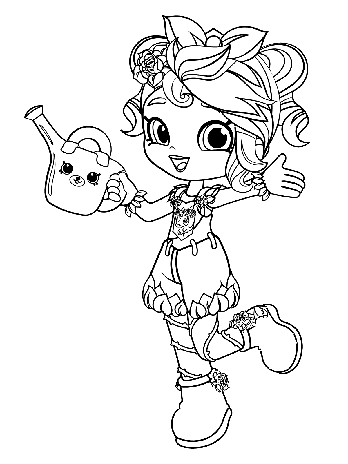 Shoppies Coloring Pages Printable Coloring Pages FREE