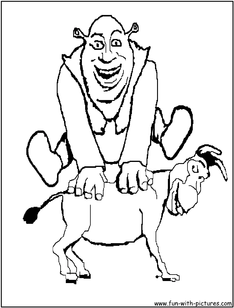 Shrek 115094 Animation Movies Free Printable Coloring Pages