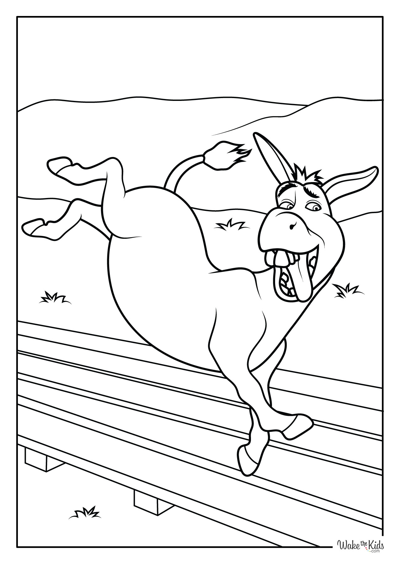Shrek Coloring Pages Free Printable PDFs WakeTheKids