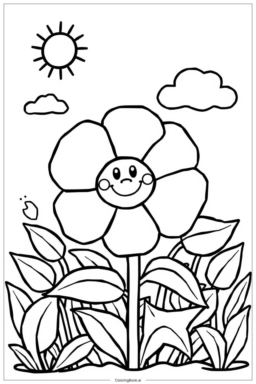 Garden Printable Coloring Pages