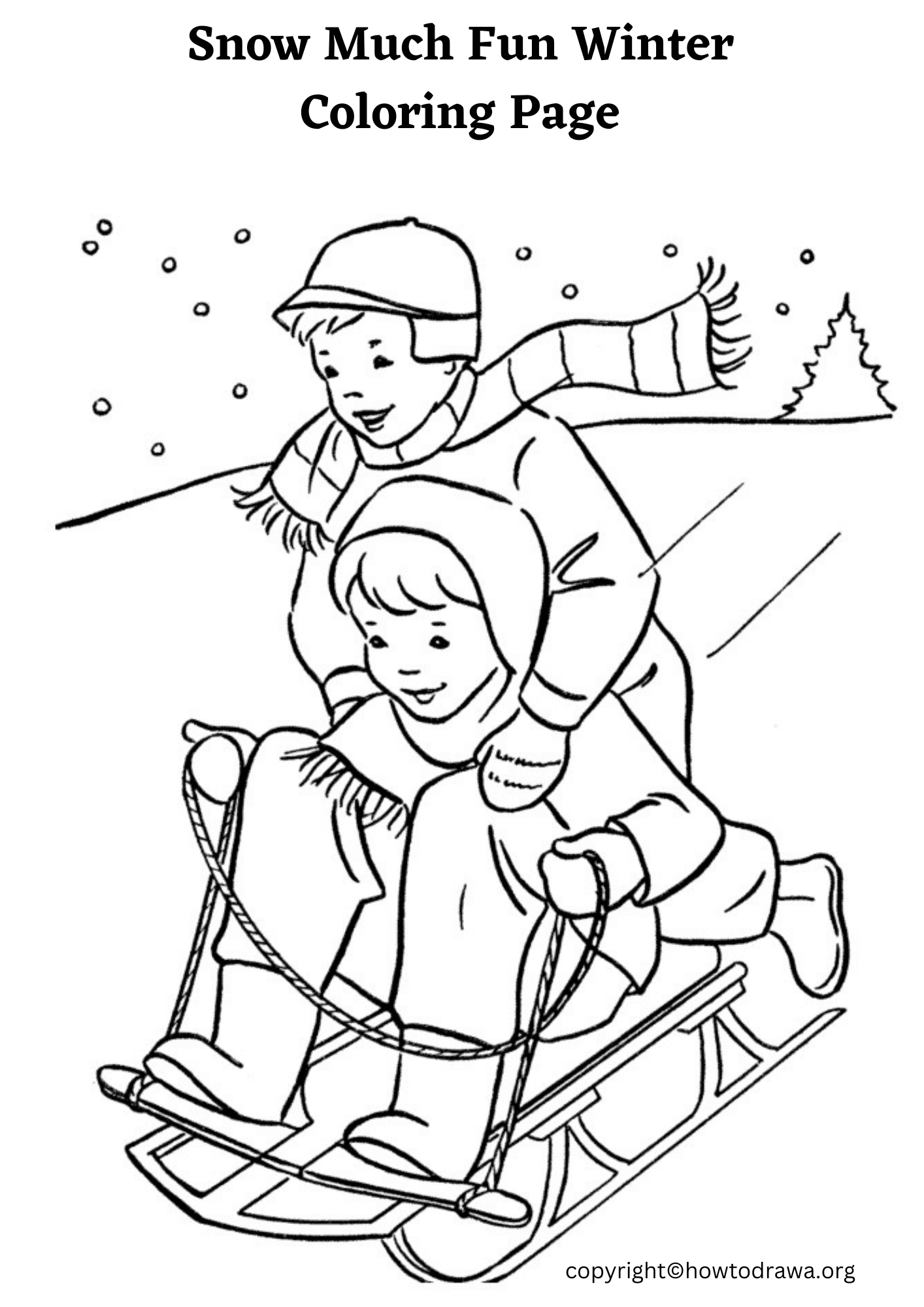Free Printable Coloring Pages Winter
