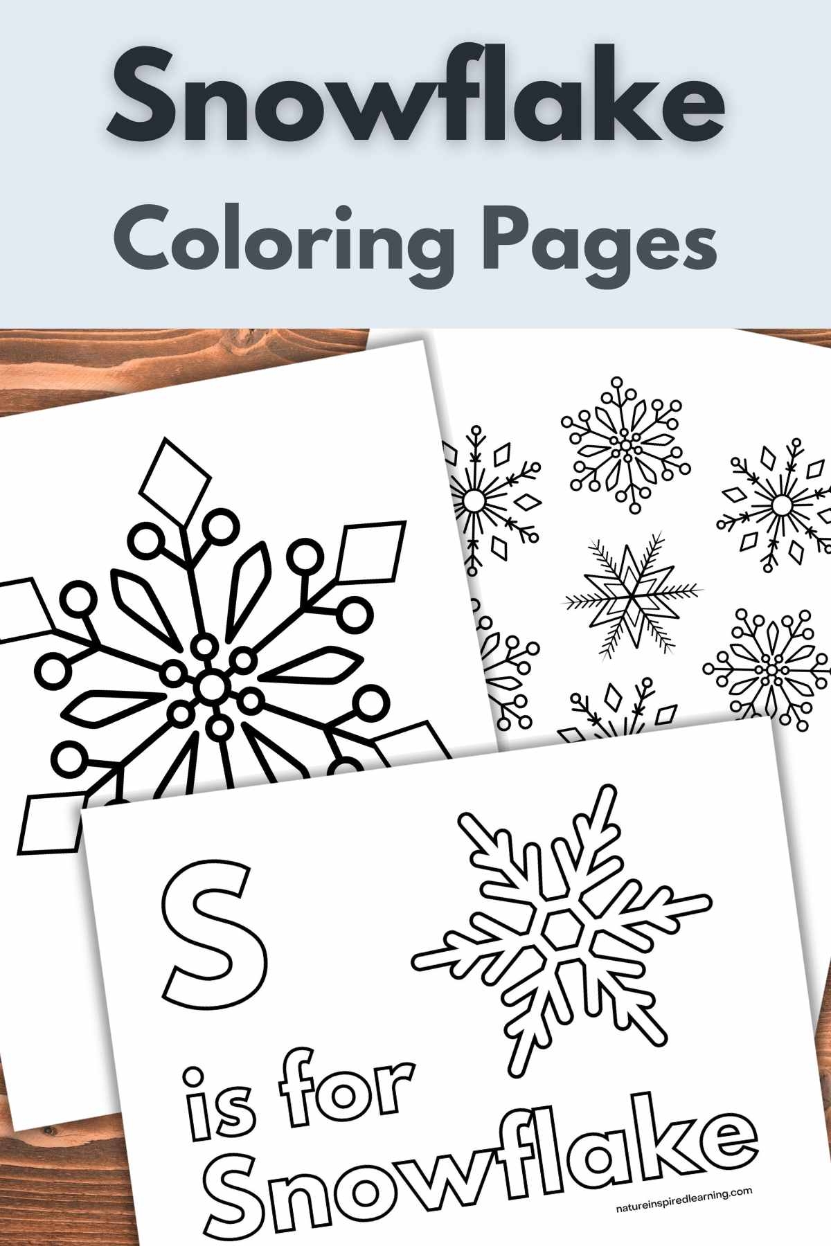 Free Printable Snowflake Coloring Pages