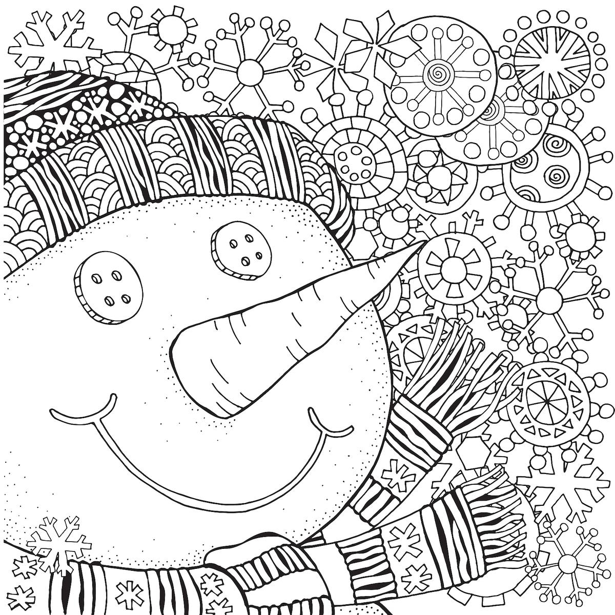 Snowman Coloring Pages Fun Printable Coloring Pages Of Snowmen 