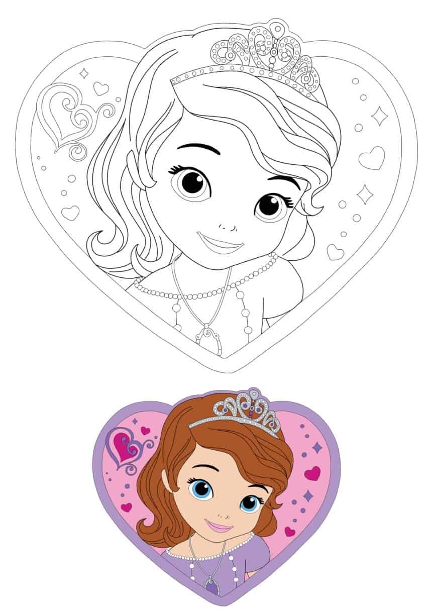 Princess Sofia Coloring Pages Printable