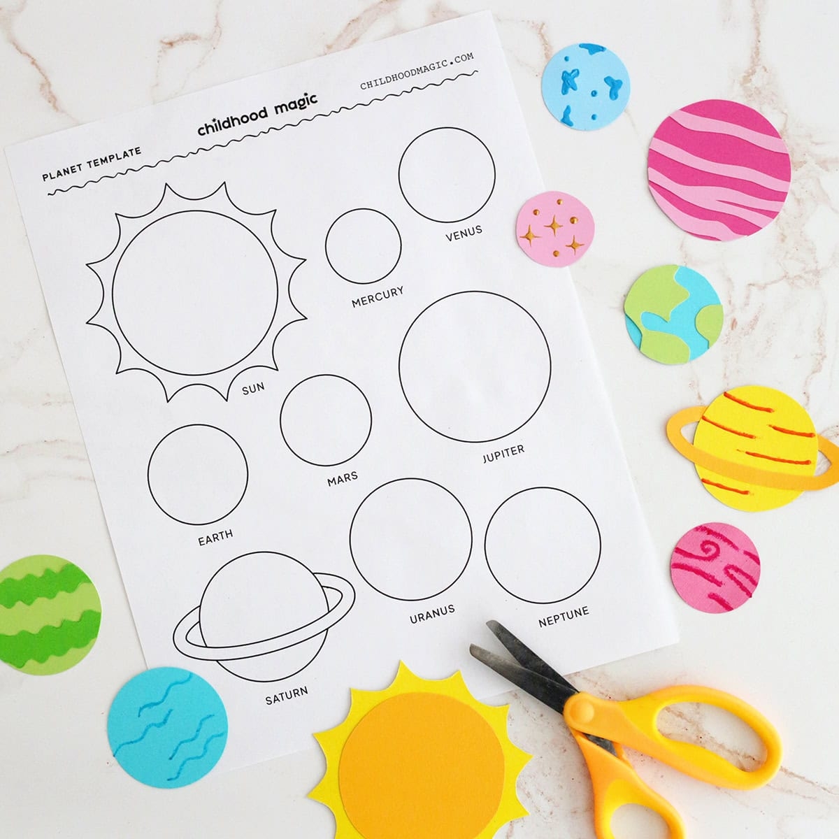 Free Printable Solar System Coloring Pages