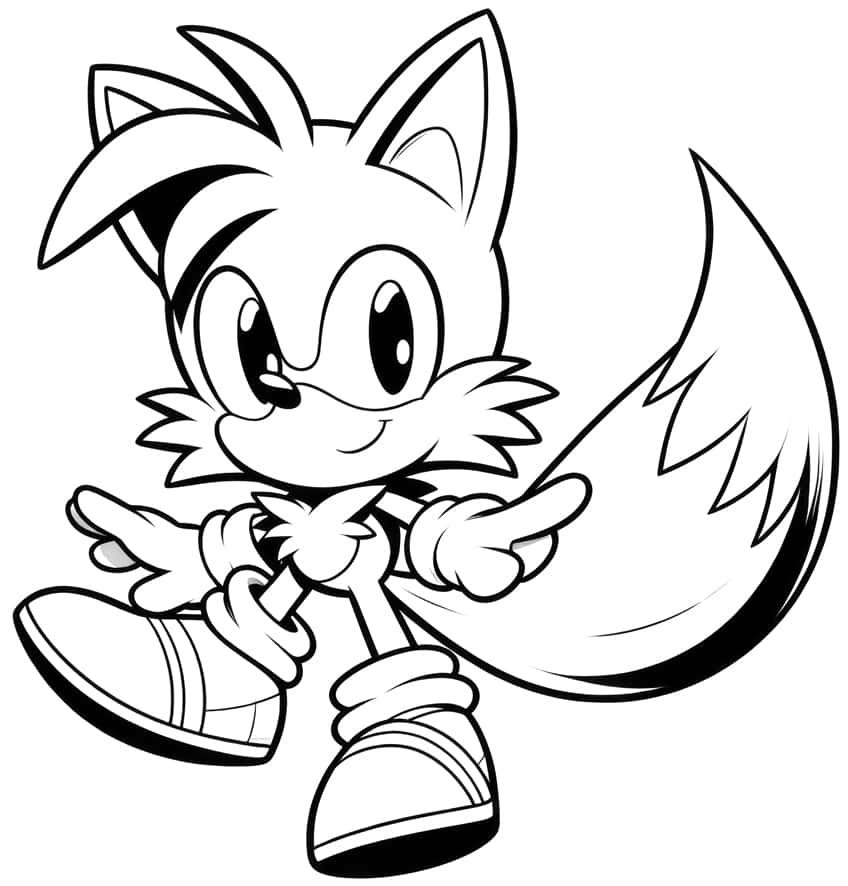 Sonic 3 Coloring Pages Free