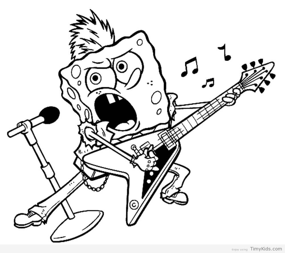 Spongebob Coloring Pages Printable Coloring Pages FREE