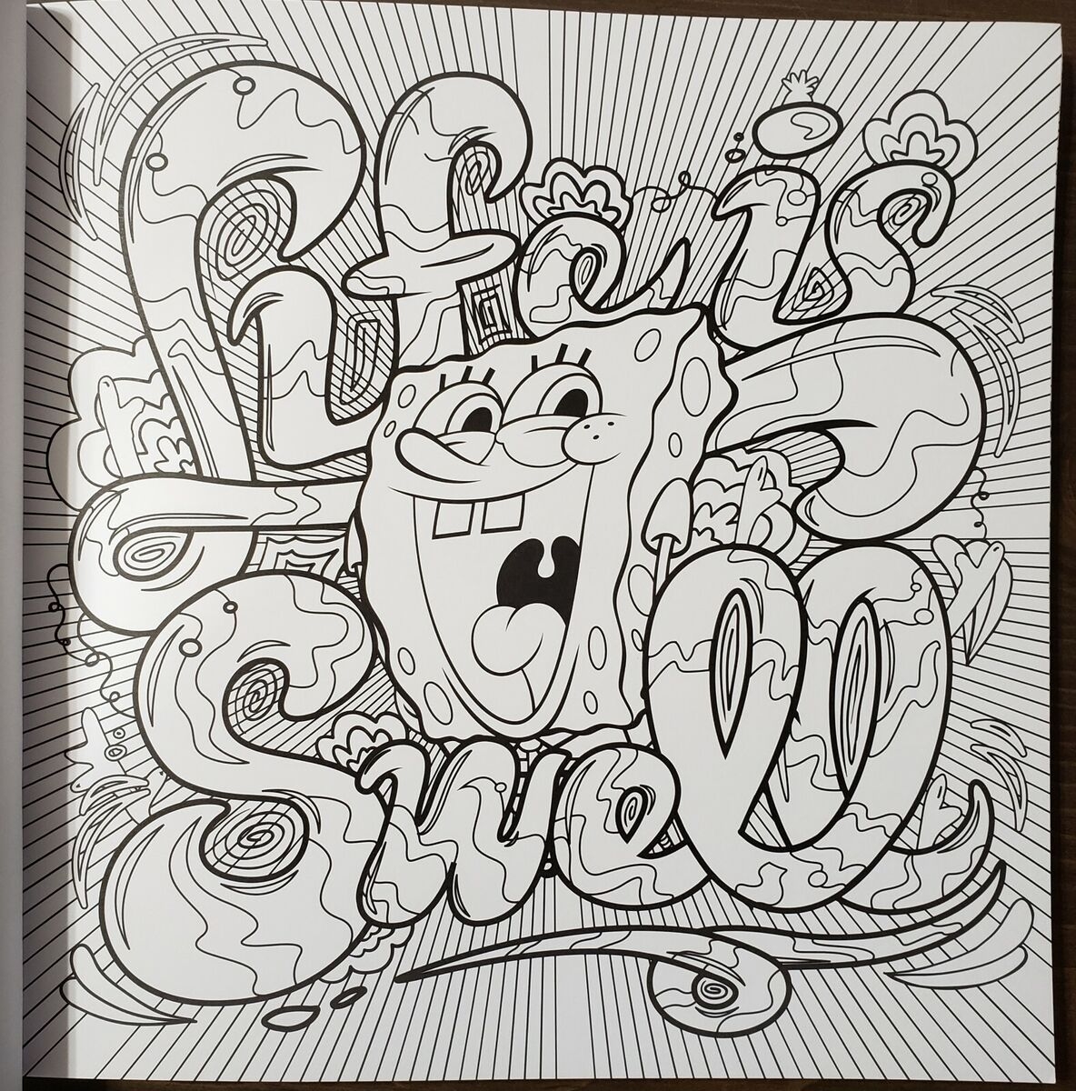 SpongeBobs Very Grown Up Adult Coloring Book VG Perfect Pages Mild Cover Wear 9781524701420 EBay
